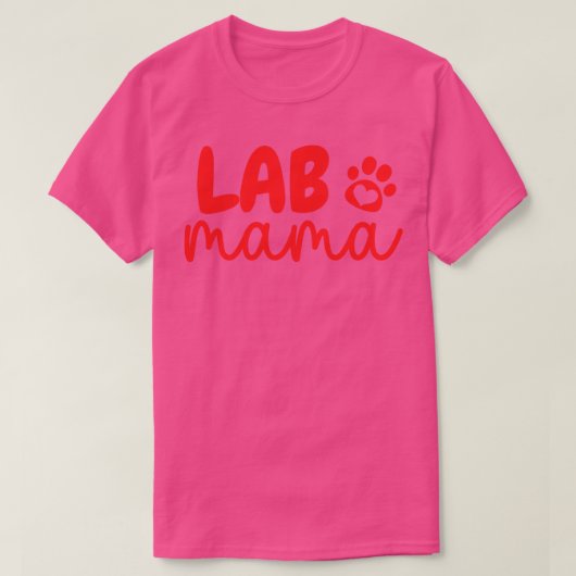 Labrador Mama Paw 7 T-Shirt (Design vorne)