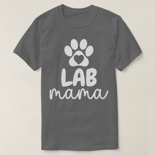 Labrador Mama Paw T-Shirt (Design vorne)