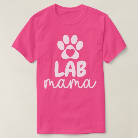 Labrador Mama Paw T-Shirt (Design vorne)