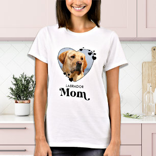 Labrador MAMA Personalisiert Hund Lover Foto T-Shirt