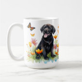 Labrador Mama Retriever Moderner Welpenhund Kaffeetasse (Links)