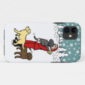 Labrador-Mama-Sankt-Weihnachten Case-Mate iPhone Hülle (Rückseite (Horizontal))
