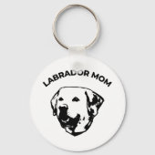Labrador-Mama Schlüsselanhänger (Vorderseite)