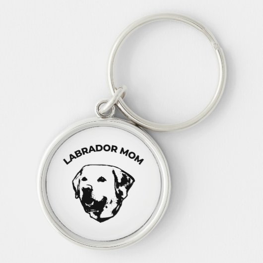 Labrador-Mama Schlüsselanhänger (Vorne)