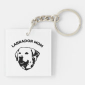 Labrador-Mama Schlüsselanhänger (Rückseite)
