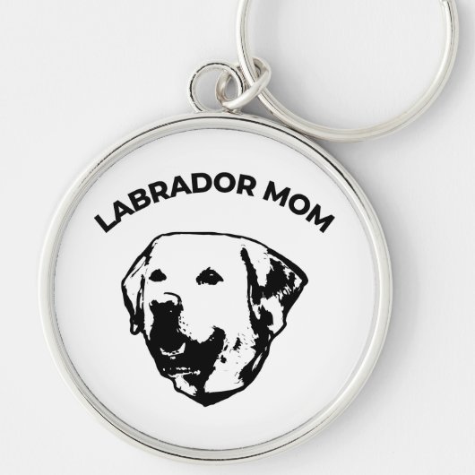 Labrador-Mama Schlüsselanhänger (Vorne)