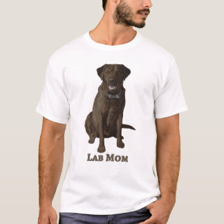 Labrador Mama Schokolade Braun Labrador Retriever  T-Shirt