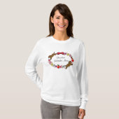 LABRADOR-MAMA (Schokoladen-Labrador) T-Shirt (Vorne ganz)