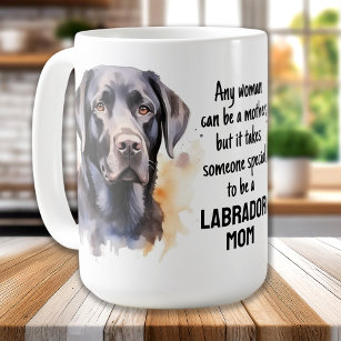 Labrador-Mama - Schwarzer Lab-Hundelag - Muttertag Kaffeetasse