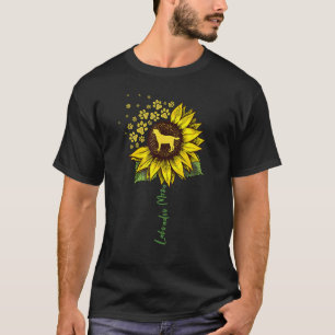 Labrador-Mama Sonnenblume Labrador Retriever Gesch T-Shirt