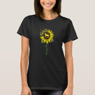 Labrador-Mama Sonnenblume Labrador Retriever Hund T-Shirt