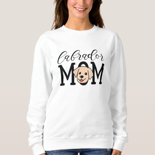Labrador-Mama Sweatshirt (Vorderseite)