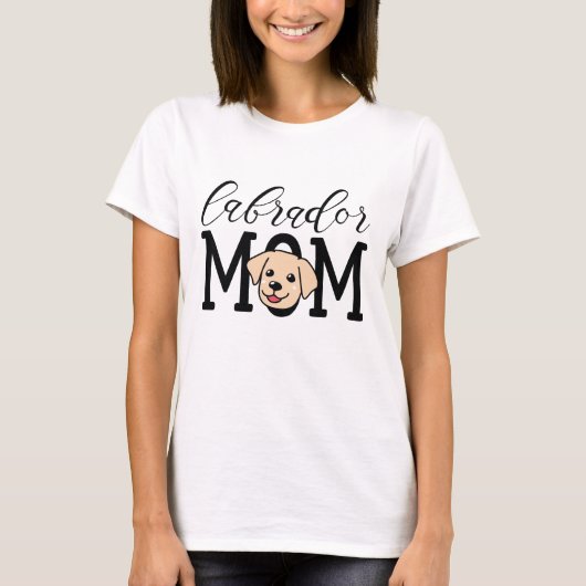 Labrador-Mama T-Shirt (Vorderseite)