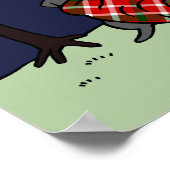 Labrador Mama und Starry Sky Poster (Ecke)