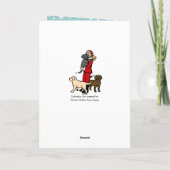 Labrador Mama Weihnachten 2 (Rückseite)