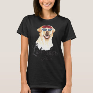 Labrador Mama White Labrador Mama Labrador Gif Bir T-Shirt