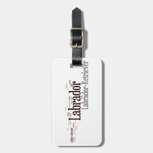 Labrador-Mashup Gepäckanhänger (Vorderseite vertikal)