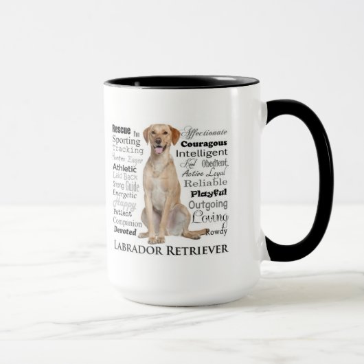 Labrador-Merkmal-Tasse Tasse (Rechts)
