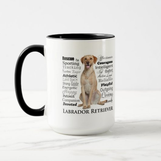Labrador-Merkmal-Tasse Tasse (Links)