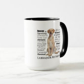 Labrador-Merkmal-Tasse Tasse (VorderseiteRechts)