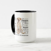 Labrador-Merkmal-Tasse Tasse (Vorderseite Links)