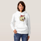 Labrador mit Bandana Hoodie (Vorne ganz)