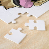 Labrador mit Bandana Puzzle (Seite)