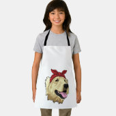 Labrador mit Bandana Schürze (Insitu)