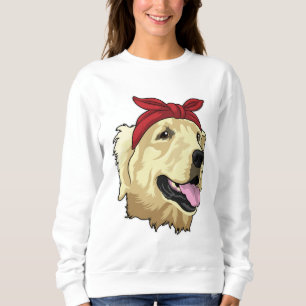 Labrador mit Bandana Sweatshirt