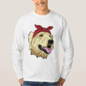 Labrador mit Bandana T-Shirt (Vorderseite)