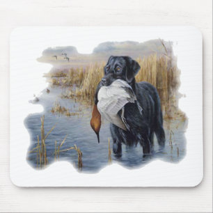 Labrador mit der Enten-Enten-Jagd Mousepad