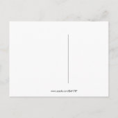 Labrador mit niedlichem Schneeflocken Fotografie Postkarte (Rückseite)