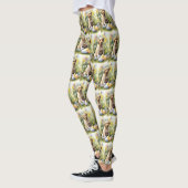 Labrador mit Ostereiern Leggings (Links)