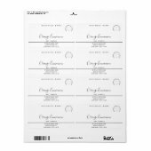 Labrador mit schlichter, moderner Typografie und K (Vorne)