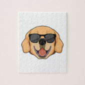 Labrador mit Sonnenbrille Puzzle (Vertikal)