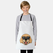 Labrador mit Sonnenbrille Schürze (Getragen)