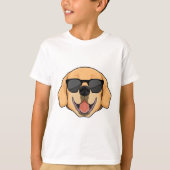 Labrador mit Sonnenbrille T-Shirt (Vorderseite)