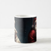 Labrador mit Weihnachtsmann Weihnachten Kaffeetasse (Mittel)