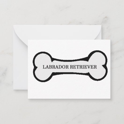 Labrador Mitteilungskarte (Vorderseite)