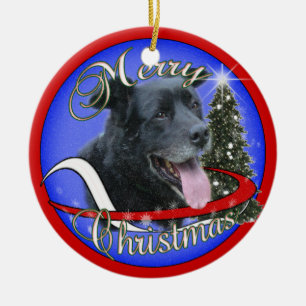 Labrador MIX CHRISTMAS ORNANATION Keramik Ornament