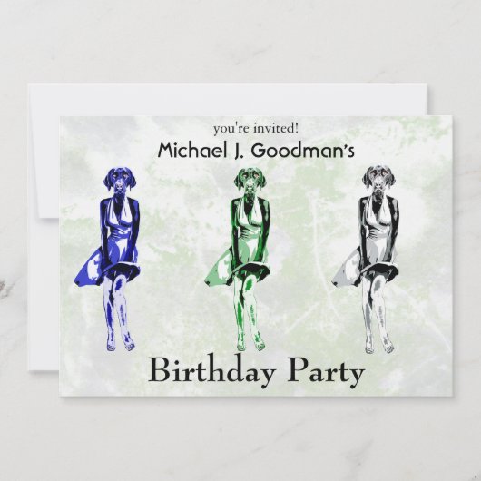 Labrador Monroe - Einladungsvorlage Einladung (Vorderseite)