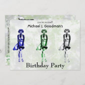 Labrador Monroe - Einladungsvorlage Einladung (Vorne/Hinten)