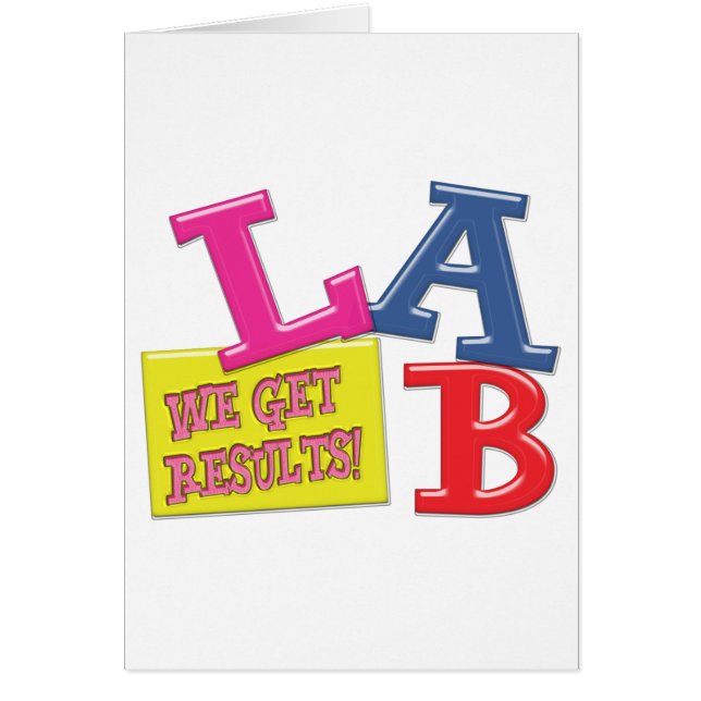 LABRADOR MOTTO LABOR WIR ERGEBNISSE! (Vorne)