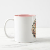 Labrador-Mutter Muttertag Guter Junge Zweifarbige Tasse (Links)