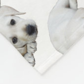 Labrador nach oben fleecedecke (Ecke)