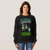 Labrador Nerd Labrador Rat Labrador Techniker Medi Sweatshirt (Vorne ganz)