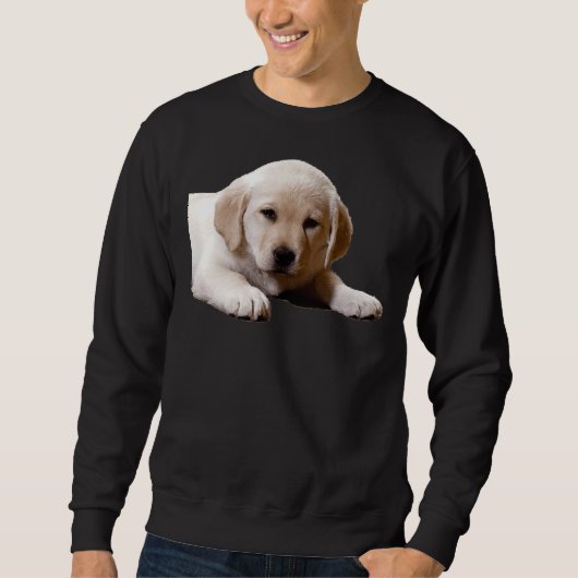 Labrador Nickerchen Time Sweatshirt (Vorderseite)