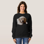 Labrador Nickerchen Time Sweatshirt (Vorne ganz)