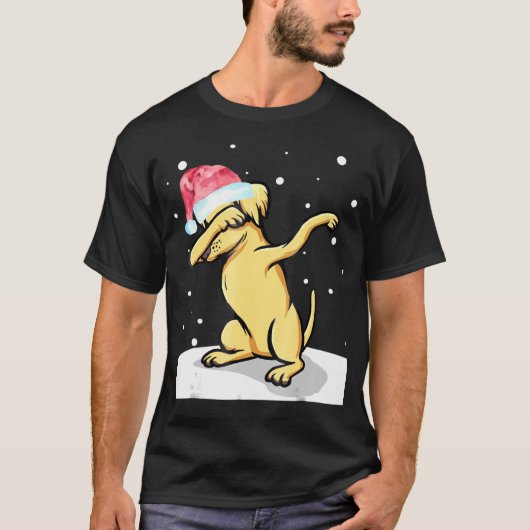 Labrador Niedlich Dabbing Dab Dance T-Shirt (Vorderseite)