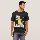 Labrador Niedlich Dabbing Dab Dance T-Shirt (Vorne ganz)